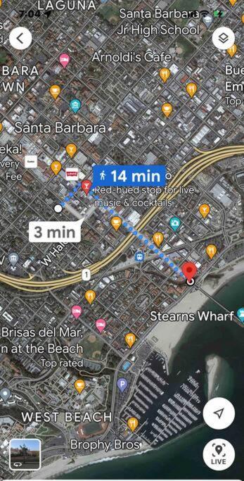 Upscale Downtown Home Walk To Beach Shops Bars 2 Santa Barbara Eksteriør bilde
